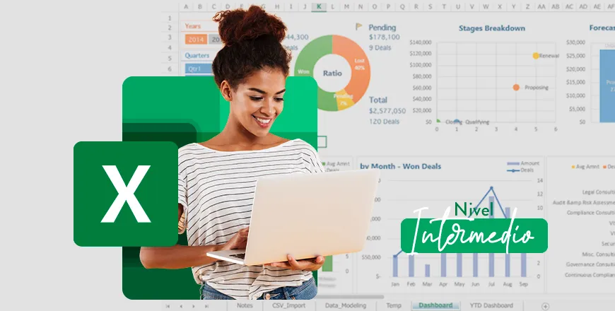 Curso intermedio de Excel para adultos