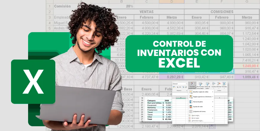 Control de inventarios con Excel